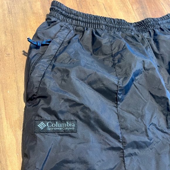 VINTAGE COLUMBIA PANTS WOMENS EXTRA LARGE BLACK SKI SKIING SNOWBOARDING OUTDOORS - Picture 1 of 5